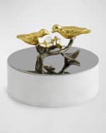Image 1 of 5: Michael Aram Lovebirds Trinket Box 