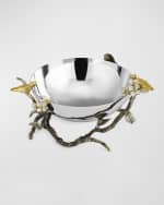 Image 1 of 4: Michael Aram Lovebirds Medium Bowl