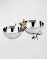 Image 4 of 6: Michael Aram Lovebirds Double Dish
