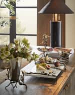Image 2 of 6: Michael Aram Lovebirds Cheeseboard With Knife