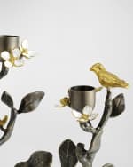 Image 5 of 5: Michael Aram Lovebirds Candlelabra