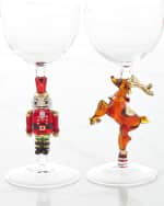 Neiman Marcus Christmas Nutcracker Suite Wine Glasses - Set of 4 -  ShopStyle Holiday Dining & Entertaining
