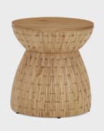 Image 2 of 3: Worlds Away Paria Accent Table