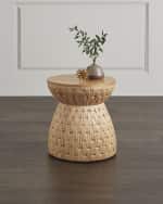 Image 1 of 3: Worlds Away Paria Accent Table