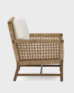 Image 3 of 5: Worlds Away Shazanne Lounge Chair 