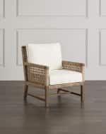 Image 1 of 5: Worlds Away Shazanne Lounge Chair 