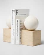 Image 1 of 4: AERIN Odette Bookends, Set of 2 