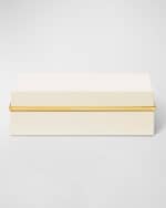 Image 1 of 4: AERIN Piero Lacquer Box, 6"