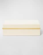 Image 1 of 5: AERIN Piero Lacquer Box, 9" 