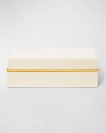 Image 1 of 4: AERIN Piero Lacquer Box, 8"