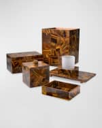 Image 2 of 2: Mike & Ally Taj Random Tiger Eye Brush Holder 