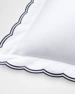 Image 2 of 5: Ralph Lauren Home Malin Organic Cotton Scallop King Sham 