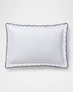 Image 1 of 5: Ralph Lauren Home Malin Organic Cotton Scallop King Sham 