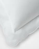 Image 3 of 6: Ralph Lauren Home  Malin Organic Cotton Scallop Euro Sham