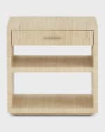 Image 2 of 3: Interlude Home Livia Bedside Chest 