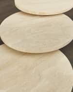 Image 4 of 5: Interlude Home Amerigo Nesting Cocktail Tables, Set of 3