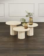 Image 1 of 5: Interlude Home Amerigo Nesting Cocktail Tables, Set of 3