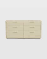 Image 2 of 3: Interlude Home Montaigne 6-Drawer Chest