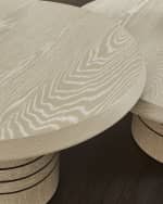 Image 4 of 5: Interlude Home Hunt Nesting Cocktail Tables, Set of 2