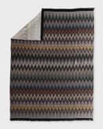 Image 2 of 2: Missoni Home Chen Chevron Throw Blanket 