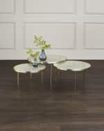 Image 1 of 5: Interlude Home Jan Nesting Cocktail Tables, Champagne 
