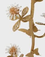 Image 4 of 4: John-Richard Collection Corolla Butterfly Martini Table 