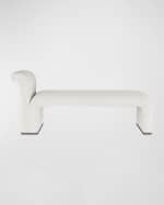 Image 2 of 5: Arteriors Weaver Bouclé Chaise