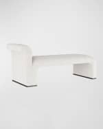 Image 3 of 5: Arteriors Weaver Bouclé Chaise