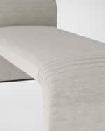 Image 5 of 5: Arteriors Weaver Bouclé Chaise