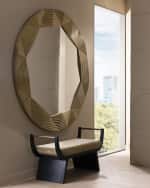 Image 4 of 5: Arteriors Winston Velvet Bench, 47.5"