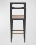 Image 4 of 4: Arteriors Thaden Bar Stool, 30"