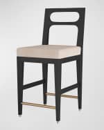 Image 3 of 4: Arteriors Thaden Counter Stool, 23.5"