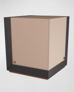 Image 3 of 6: Arteriors Tatiana Leather Accent Table
