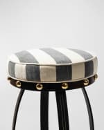 Image 2 of 3: MacKenzie-Childs Flatiron Counter Stool 