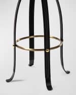 Image 3 of 3: MacKenzie-Childs Flatiron Counter Stool 