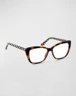 MacKenzie Childs Zoe Plastic Cat Eye Reading Glasses Horchow