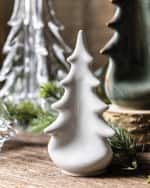 Image 2 of 4: Simon Pearce Moss Glen Pottery Evergreen Tree in Gift Box, 6"