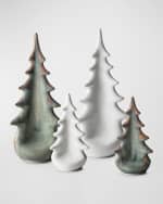 Image 3 of 4: Simon Pearce Moss Glen Pottery Evergreen Tree in Gift Box, 6"