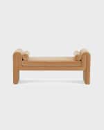 Image 2 of 3: Four Hands Mitchell Accent Bench, 63"