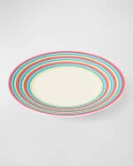 Image 2 of 4: Kit Kemp for Spode Calypso Stripe Salad Plates, Set of 4 