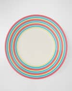 Image 1 of 4: Kit Kemp for Spode Calypso Stripe Salad Plates, Set of 4 