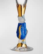 Image 3 of 3: Orrefors Sparkling Devil Champagne Glass