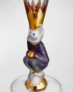 Image 2 of 3: Orrefors Sparkling Devil Champagne Glass
