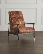 Image 1 of 4: Massoud Elisabeth Hair Hide Accent Chair