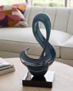 Image 2 of 3: John-Richard Collection Sinuous Loop Sculpture 