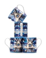 Image 2 of 5: Jonathan Adler Druggist 12 oz. Mugs, Set of 4