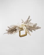 Image 1 of 2: Kim Seybert Gilded Spray Napkin Ring