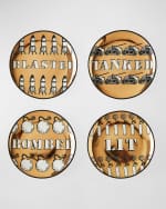 Image 2 of 2: Jonathan Adler Molotov Cocktail Coasters, Set of 4