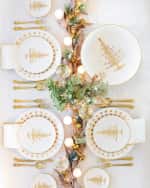 Image 4 of 5: Vietri Medici Natale Dinner Plate 