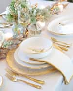 Image 5 of 5: Vietri Medici Natale Dinner Plate 